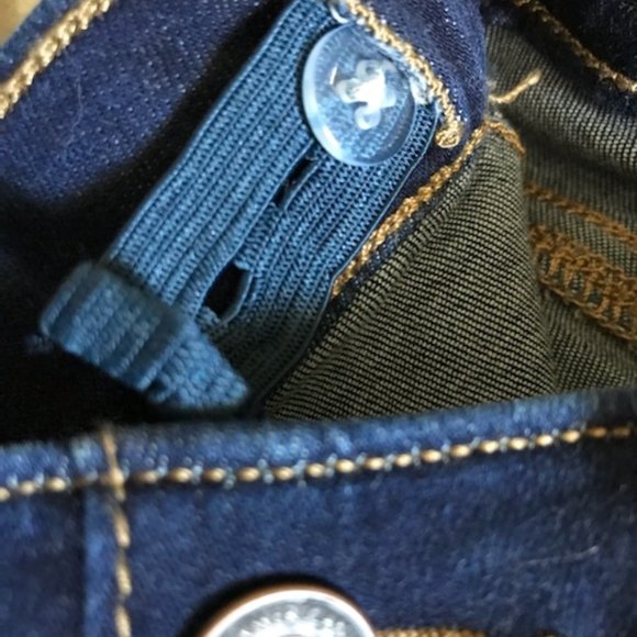 SO - GIRLS Midrise Dark Distressed Skinny Jeans/Jeggings NWT - Picture 6 of 6